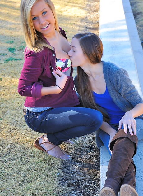 FTV Girls photo collection featuring Kennedy in lesbian porn scene